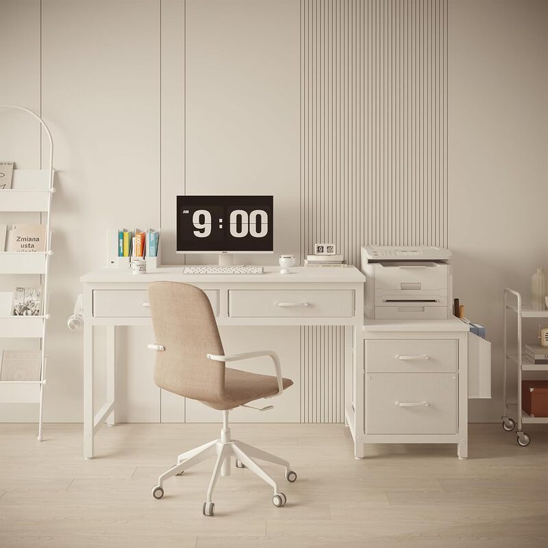 Multi-functional computer desk family desk with filing cabinet printer bracket makeup table with drawer storage