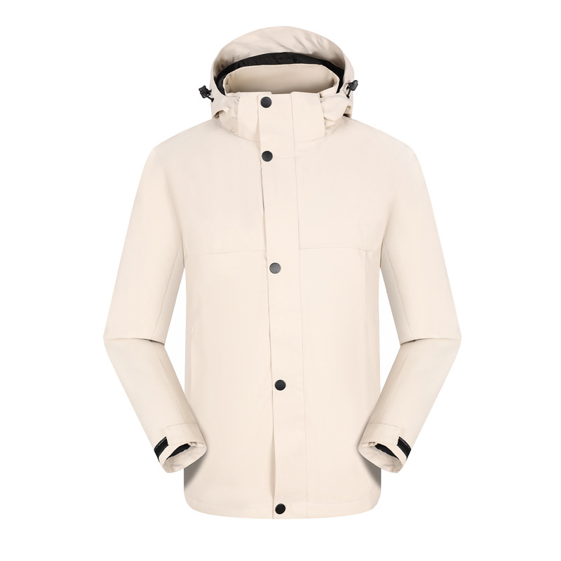 Ropa de trabajo de alta densidad a prueba de viento a prueba de agua a prueba de contaminación, calentamiento y espesamiento de la chaqueta de herramientas al aire libre personalizada