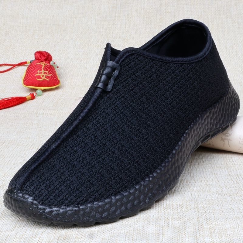 僧鞋男女春秋款居士出家人和尚鞋尼姑禅修厚底夏季透气老北京布鞋