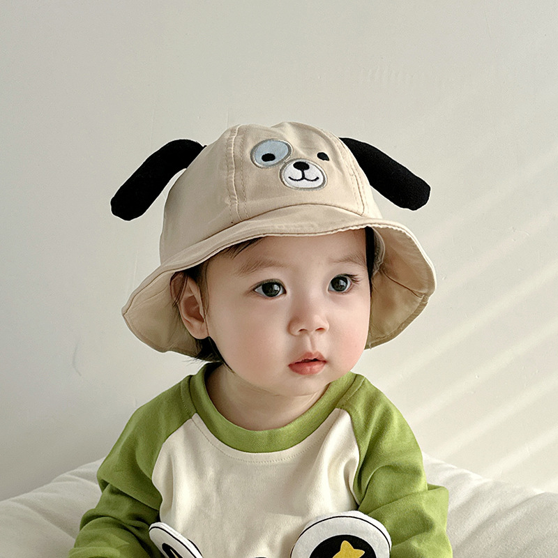 Sombreros para bebés primavera y otoño sombreros para bebés sombreros pescadores lindos super delgados sombreros para bebés masculinos y femeninos sombreros para protegerse del sol