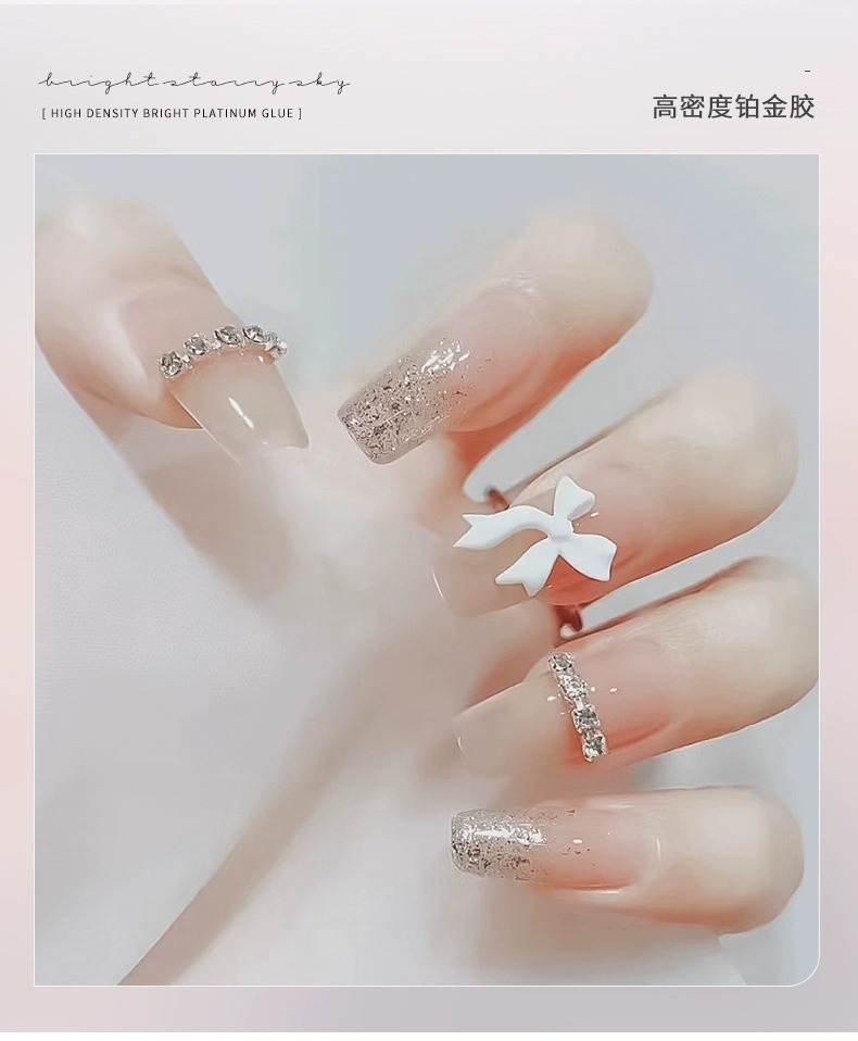 Description Picture 5 of itemNail Art Reflective Glitter Liner Gel Nails Polish Wire Drawing Gel SpiderWeb Varnish Painting Liner DIY Sliver UV Glue Manicure