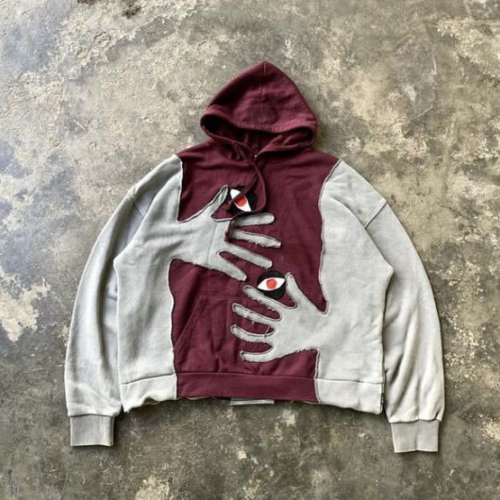 American Y2K Street Personality Trend Diablo Vintage ins3D Printed Men's and Women's Loose Hooded Sweats American Y2K Street Personality Trend Diablo Vintage ins3D Printed Men's and Women's Loose Hooded Sweats