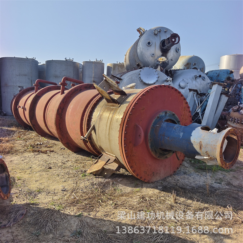 二手离心式不锈钢蒸发器 薄膜多效蒸发结晶器 旋转刮板薄膜蒸发器