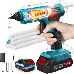 クロスボーダーリチウム電池ホットメルトグルーガン家庭用手作り DIY ワイヤレスグルーガン充電式ハイパワーホットメルトグルーガン