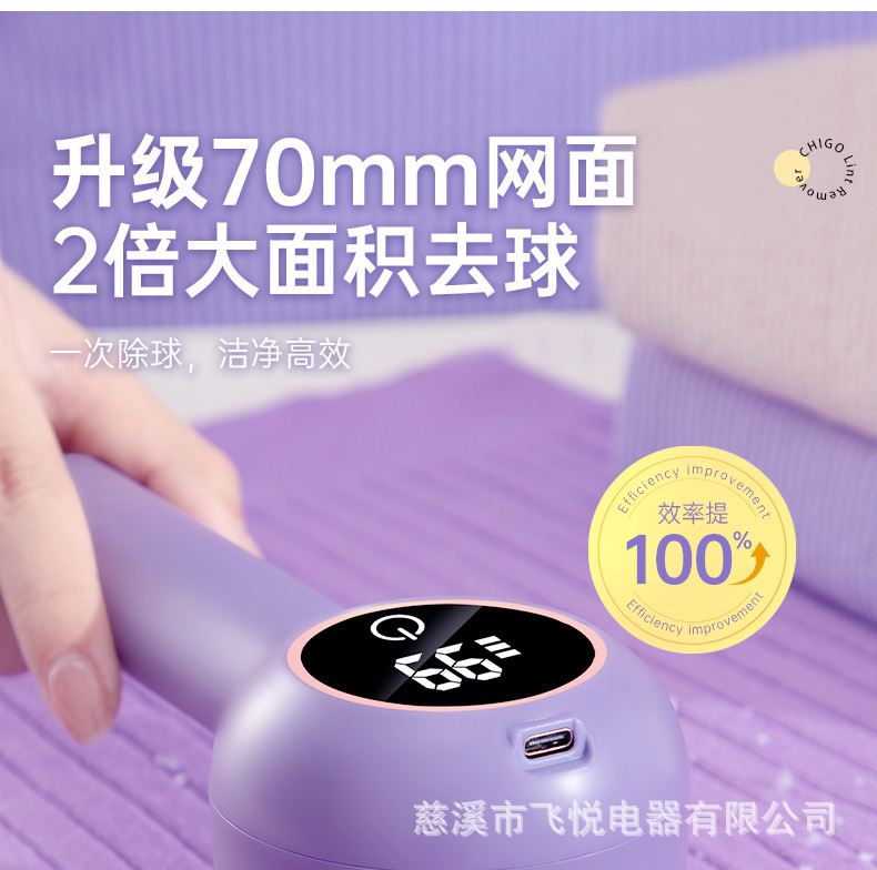 Zhigao Electric Fabric Shaver with Digital Display - Lint Remover, Pilling Remover Machine, Magic Fabric Care Tool - Direct Factory Supply for Cross-Border Trade