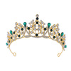 Children's tiara for princess, drill, headband, mannequin head, crown, dress, hairgrip, hair accessory, for catwalk, Birthday gift