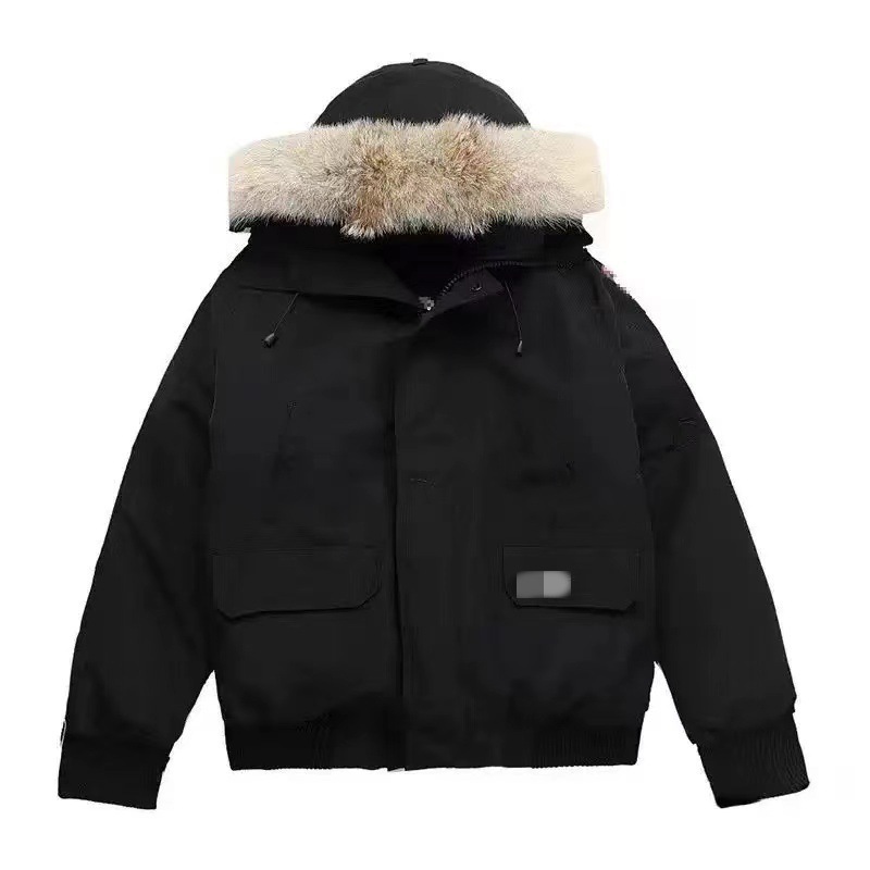 外贸跨境大鹅羽绒服01款飞行员普京同款石墨灰夹克外套批发|undefined
