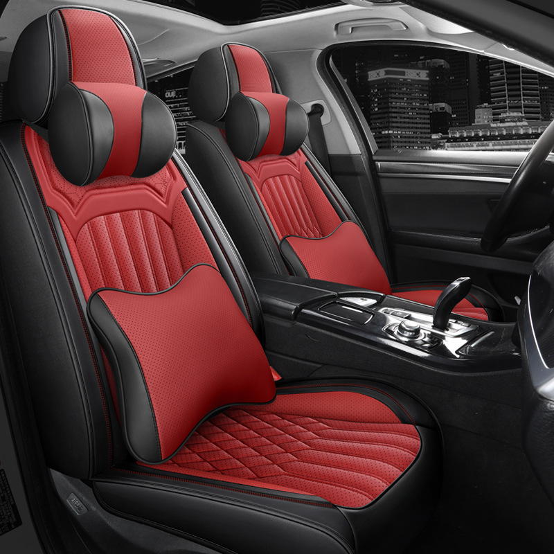 2022年新款全包全皮四季汽车座垫坐垫座垫套厂家一件代发亚马逊