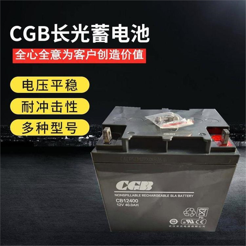 CGB长光直流屏蓄电池CB12400 12V40AH标准结构