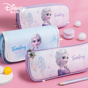 Disney Children's Pencil Bag Primary School Frozen Stationery Bag Large Capacity Female Cute Pencil Bag Wholesale