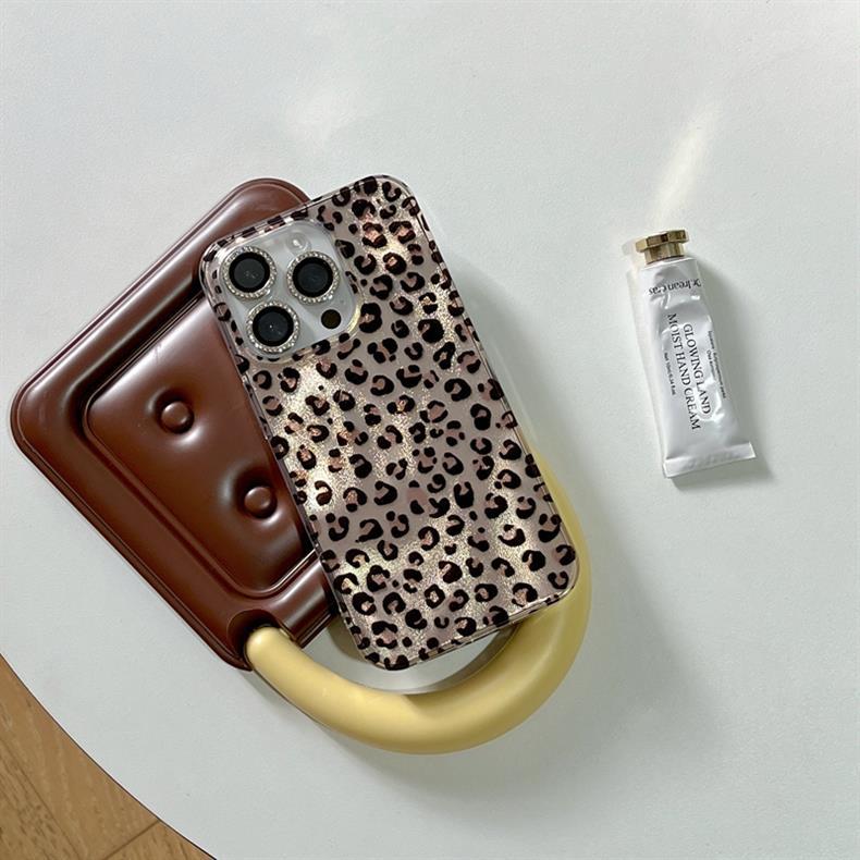 45g Weight iPhone Applicable Brands Phone Cases Classification soft glue Material Leopard Pattern Casual, Elegant, Lady Style Soft Glue Leopard Casual Elegant Lady Phone Cases Phone Accessories 无
