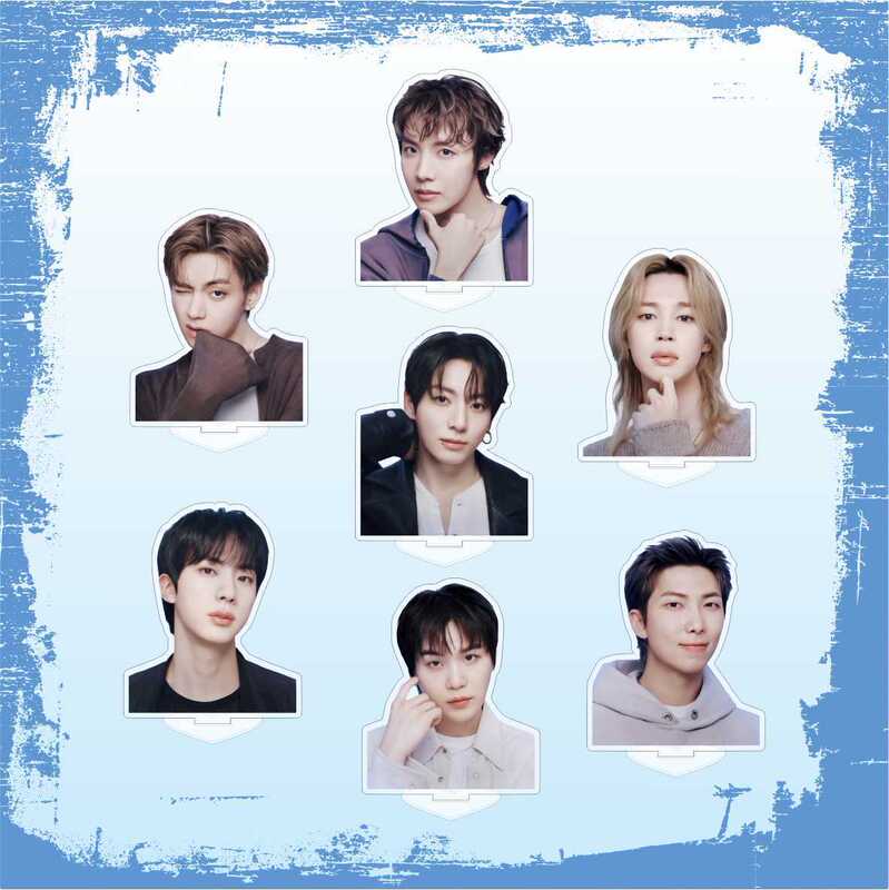 Bulletproof new acrylic double-sided high-definition standee, desktop ornament, celebrity merchandise, featuring Kim Junsik, K-pop Bulletproof new acrylic double-sided high-definition standee, desktop ornament, celebrity merchandise, featuring Kim Junsik, K-pop