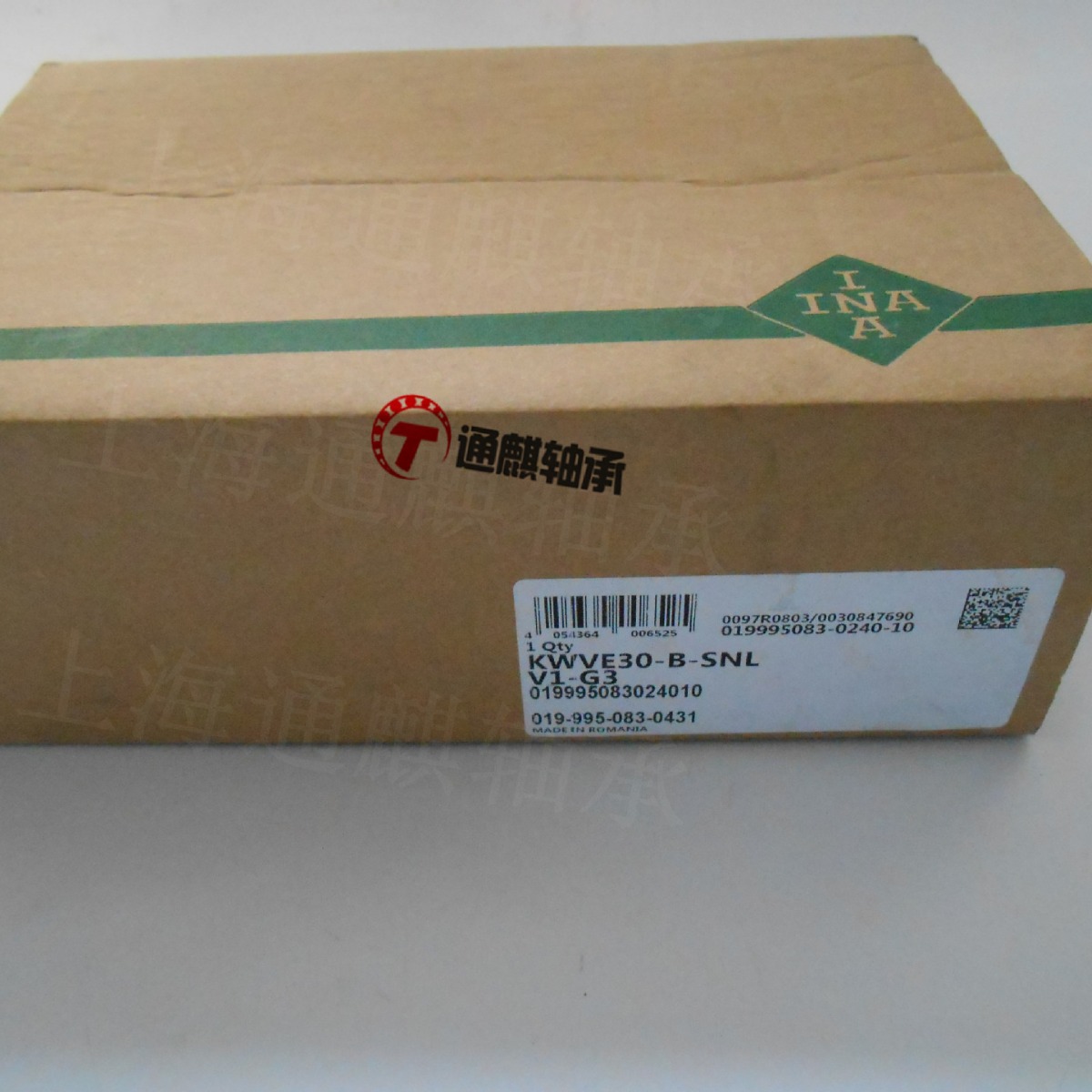 德国INA四列窄低长系列滑块KWVE30-B-SNL-V1-G3