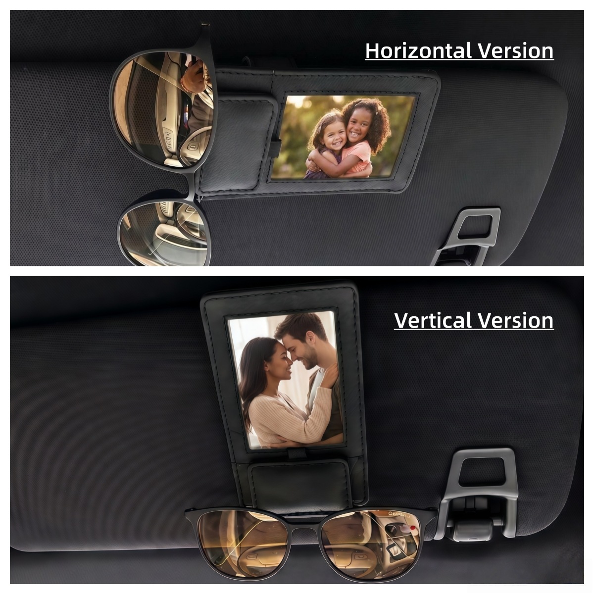 Cross-Border Car-Mounted Glasses Clip Sunshade Eye Protection Bracket Car Interior Accessories Multifunctional Photo Card Storage Clip