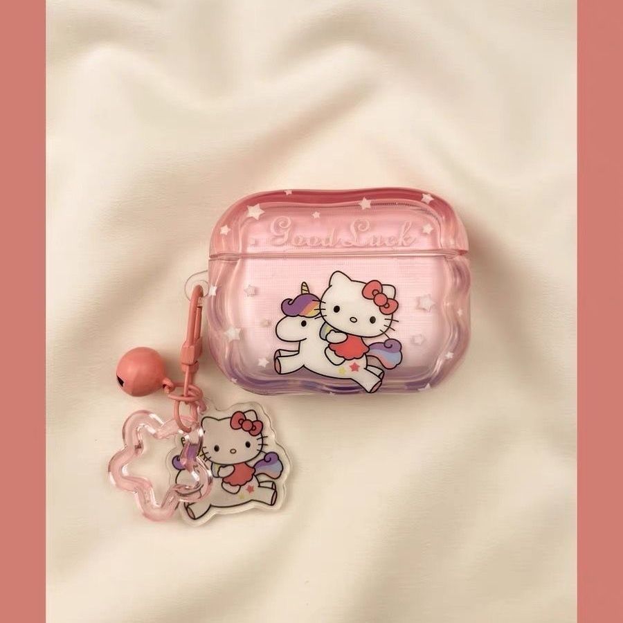 unicornio kitty para airpods 4 generación 5 generación estuche de auriculares airpodspro3 estuche de protección bluetooth Apple