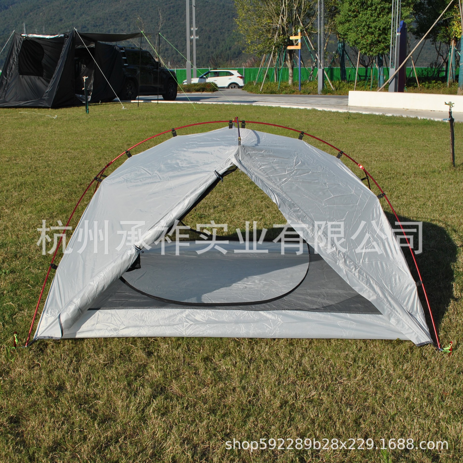 1.5kg 초경량 2 인용 더블 텐트, 배낭 텐트, 코뿔소 경량 캠핑 용품 및 장비