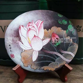 定制加工手绘锥圆型石头创意彩绘画画石学生艺术彩绘用石规格齐全