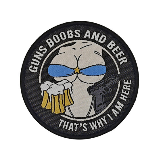 Embroidered cloth stickers personality figures three small hobby Velcro badge backpack clothing patch in stock supply