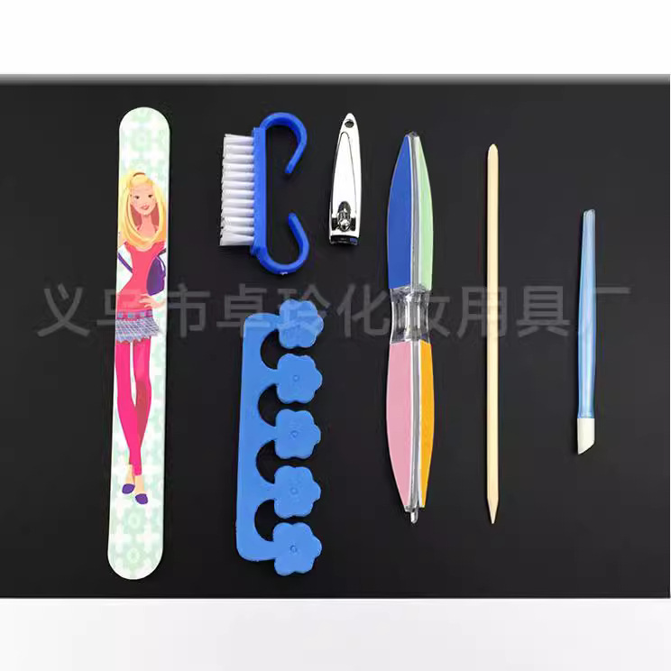 Herramientas de uñas traje de lima de uñas * uñas frotar bolsa de PVC 3 unids brillo archivo traje muestra