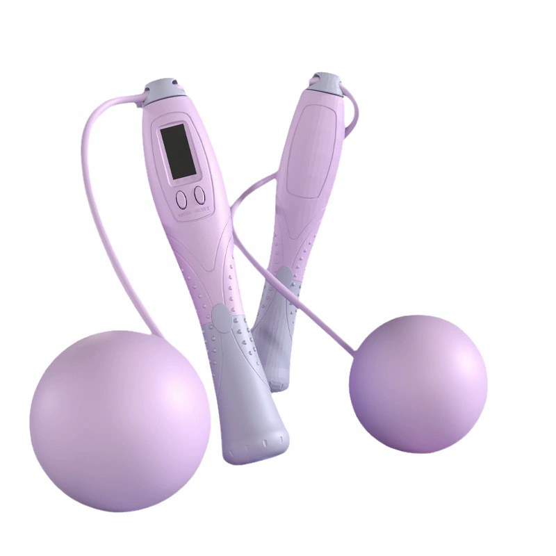 Electronic jump rope for teaching maths for gym for students for training