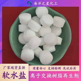 99.5含量工业级软水盐 7647-14-5软水盐厂家 离子交换树脂再生剂