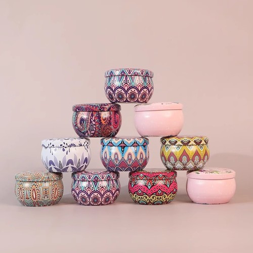 Dried flower aromatherapy essential oil candle, home incense to help sleep and calm the nerves, bedroom candle gift box decoration, wedding souvenir