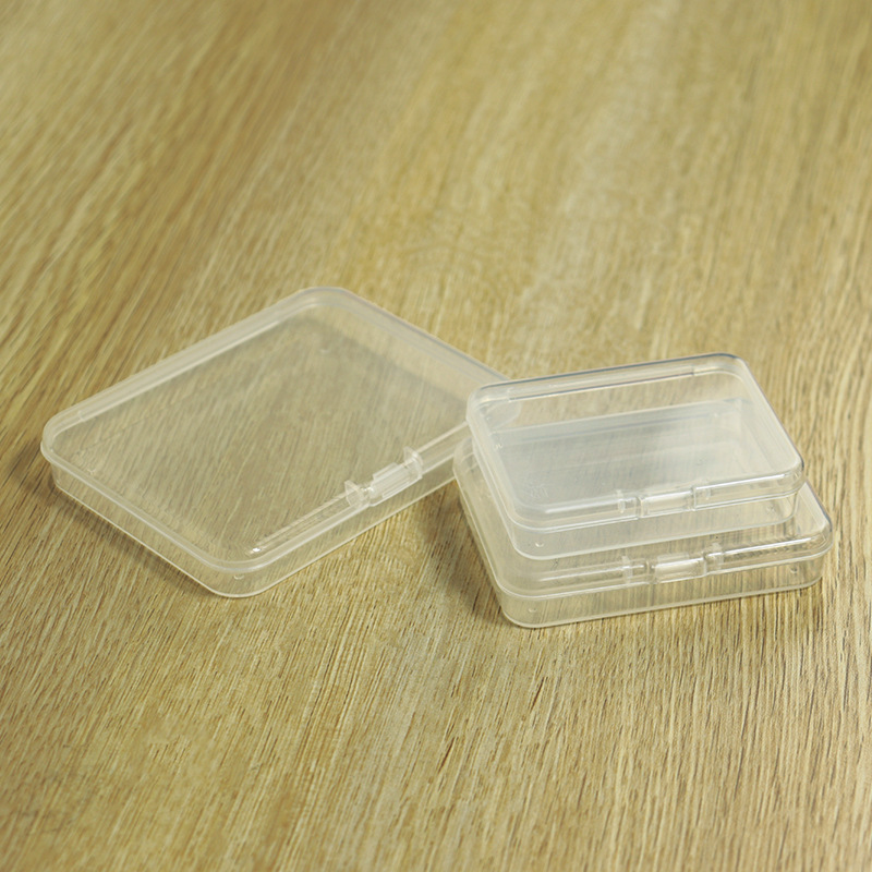 Ppアマゾン小型フラットボックス透明プラスチックボックス文房具電子部品ボックス携帯アクセサリーカード漁具ボックス