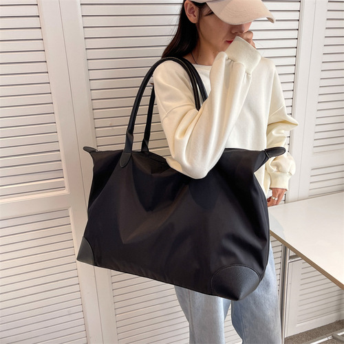 Travel bag for women, large-capacity luggage bag, extra-large postpartum storage bag, fitness bag, short-distance convenient hand-held bag