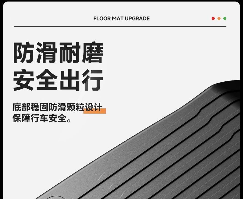 [Cross-border exclusive] Suitable for Model YL, full set of floor mats for the entire car, including front and rear trunk mats and storage bins, made of TPE material