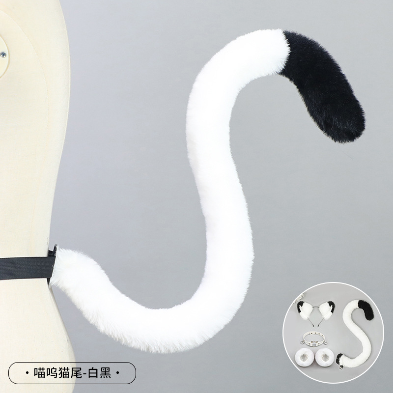 De una sola pieza hecha a mano de peluche Lolita diadema de oreja de gato KC accesorios para el cabello bestia oído tocado Fox oreja horquilla