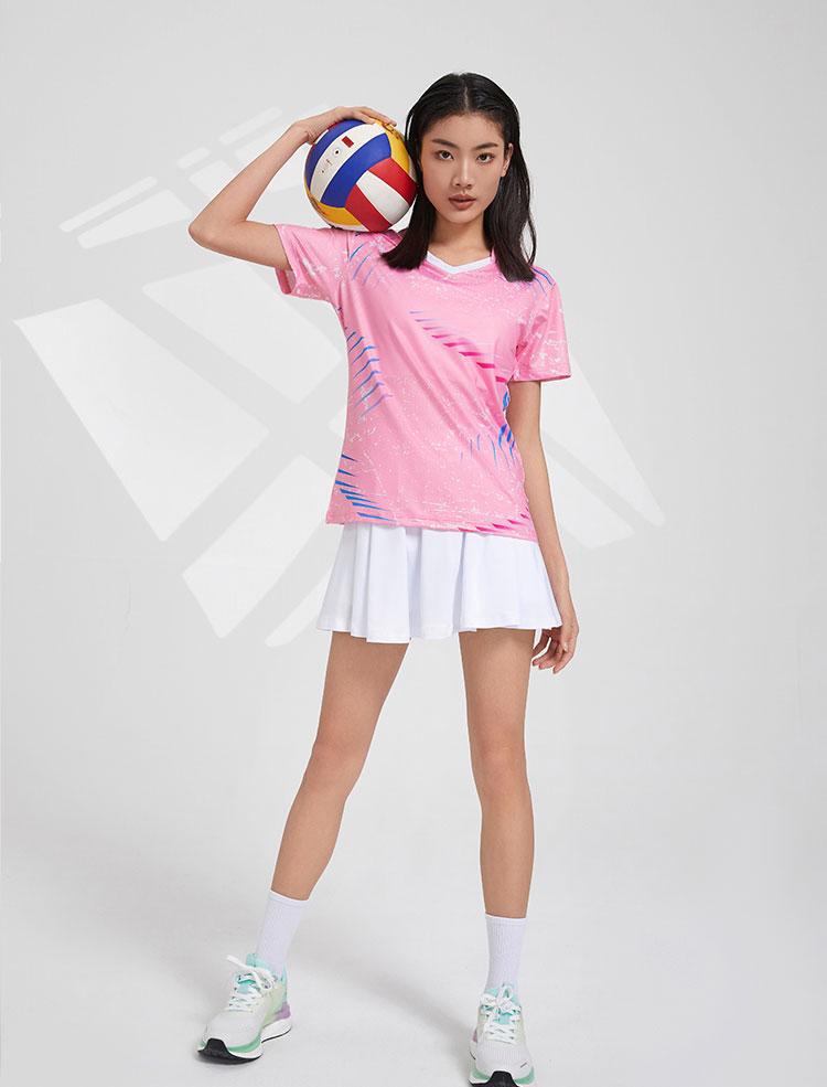 Traje de bádminton con sensación de hielo de secado rápido para hombres y mujeres, juego de ensayo de tenis transpirable, uniforme del equipo, bordado imprimible 7905