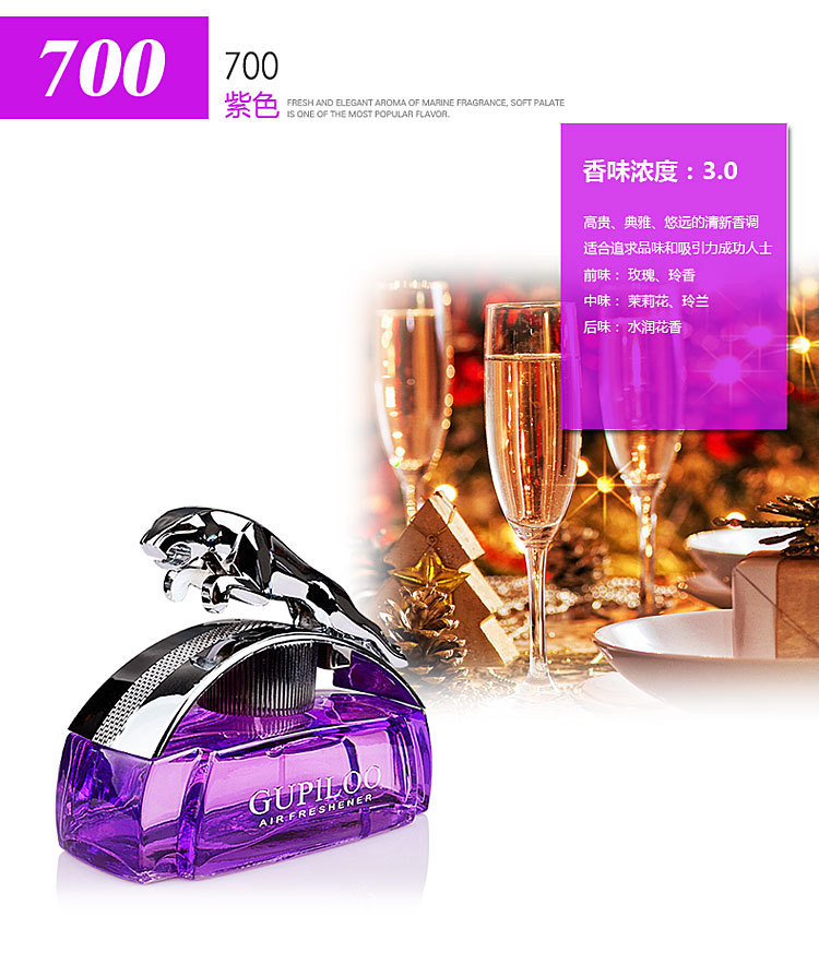 New Leopard Car Perfume Seat, Car Interior Decoration