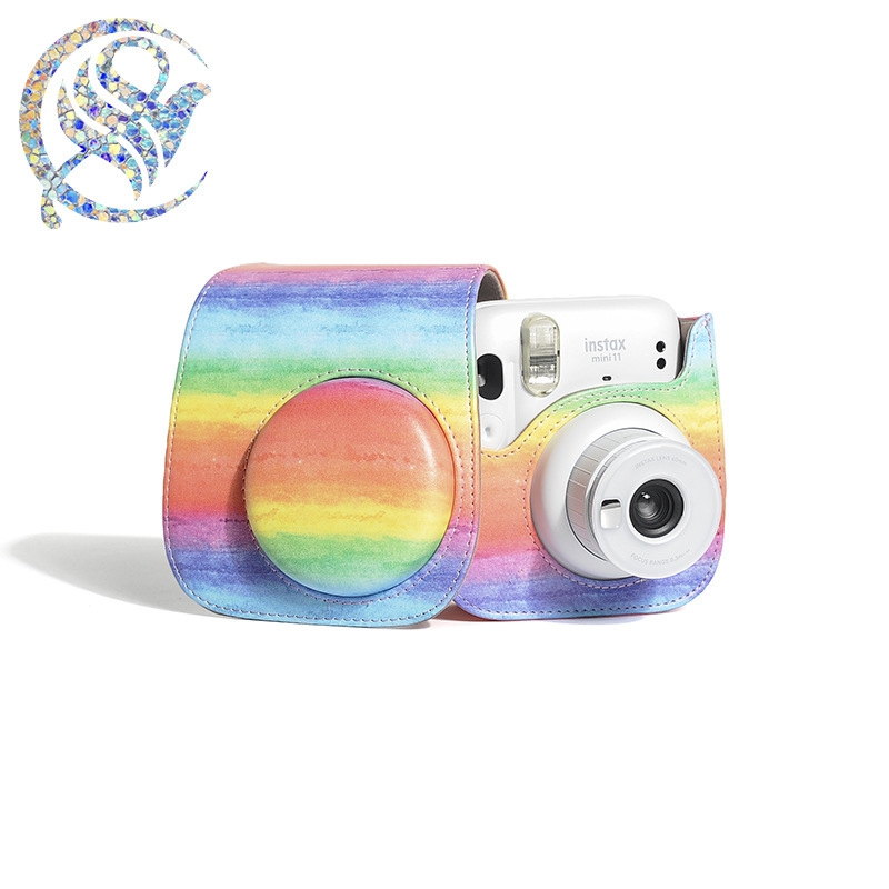[Factory Spot Direct Supply] Poly Mini 11 camera bag instax rainbow shoulder bag Poly leather case
