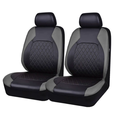 Universal seat cover Car Seat Cover Manufacturer, Stitched - gray-bracket-leather-two-seater-general