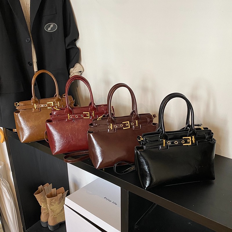 Otoño y invierno de 2024 nuevo bolso de mano de moda casual bolso de mochila de mujer retro de alta calidad bolso de viaje de gran capacidad