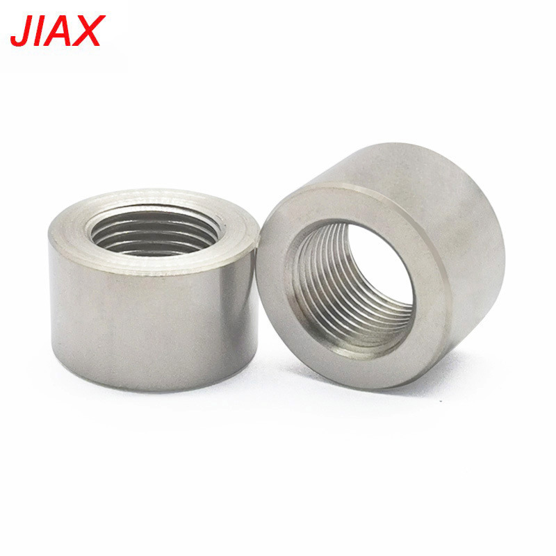 Tuerca de soldadura de tubo de escape de automóvil modificada M18X1.5 diámetro exterior de hierro 28mm sujetador tuerca de bloqueo anti-aflojamiento