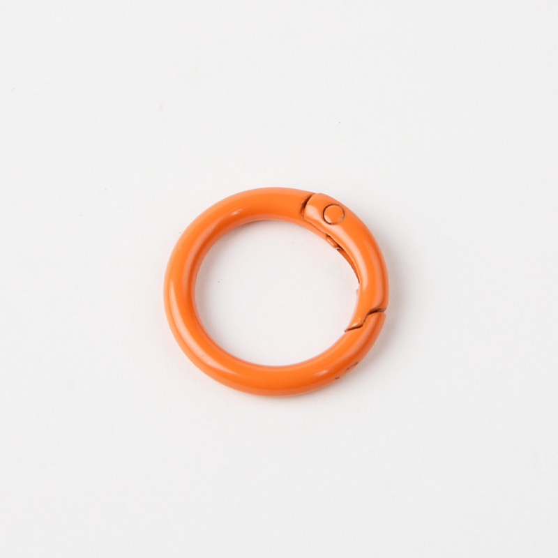 Stock 23mm 5 puntos bobina de aleación de zinc color buckle abierto anillo bolsas accesorios de hardware joyería colgar