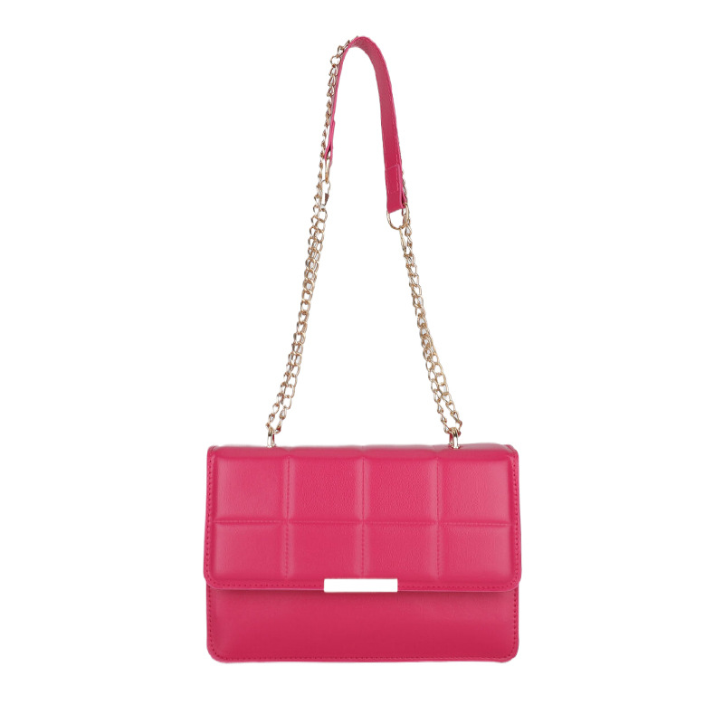 Bolsa de casca dura de cuadrilátero de cadena sólida, bolso cuadrado de damas de este año, bolso de hombro de moda de textura, bolso de mochila casual