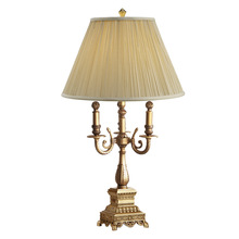 歐式全銅台燈美式復古后現代客廳書房卧室床頭落地燈簡約浪漫