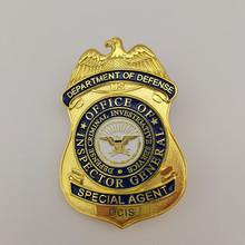 美国国防部服装金属配件压铸锌合金老鹰徽章纪念品制服装饰胸章
