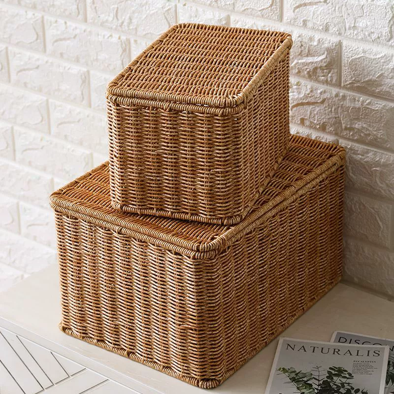 Woven storage box, Nordic style