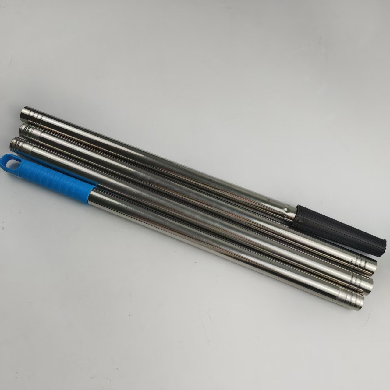 Cepillo de rodillo, varilla telescópica, varilla de extensión empalmada, marco de arena desmontable, varilla telescópica universal, fácil de transportar, varilla de extensión