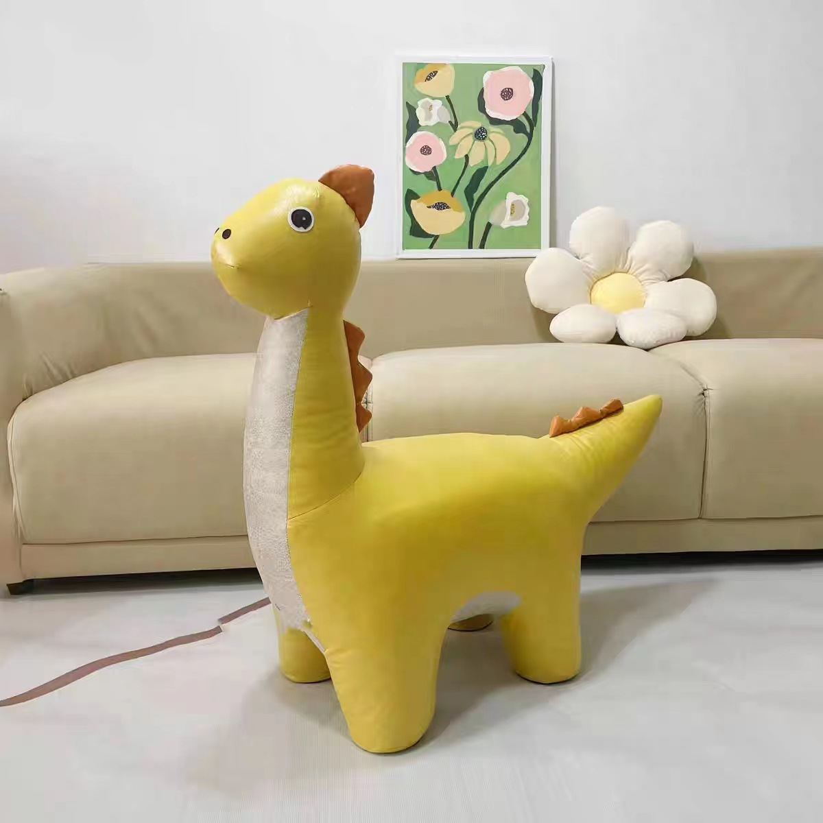 Factory Wholesale Dinosaur Horse Chair and Bench Animal Bench Children's Shoe Bench Balcony Creative Internet Famous Dinosaur Chair