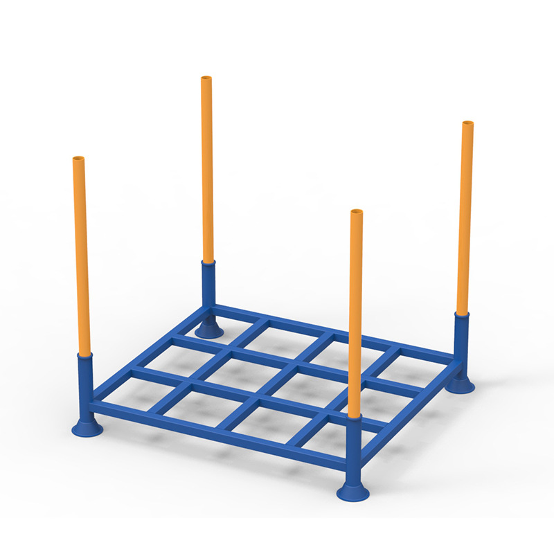 易联Q235仓储堆垛架　倒置堆垛架　钢制堆垛架　折叠巧固架