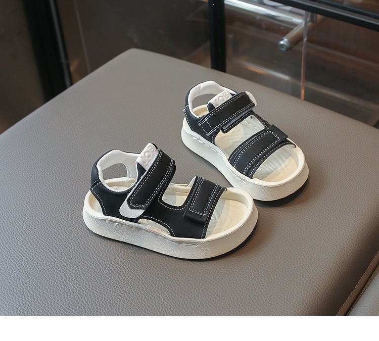 Kids Velcro Sandals Breathable Soft Sole Waterproof Summer Shoes_voghion.com