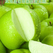 青苹果新鲜水果当季现摘绿小苹果王林孕妇酸脆甜多汁整箱产地直发