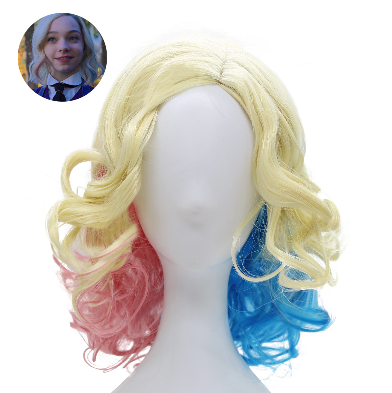 ST323 Парик для девочки-волчонка в среду