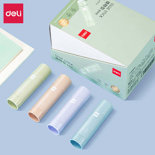 Deli 53274/53276 simple, fashionable and creative plant solid glue office stationery wholesale for primary and secondary school students