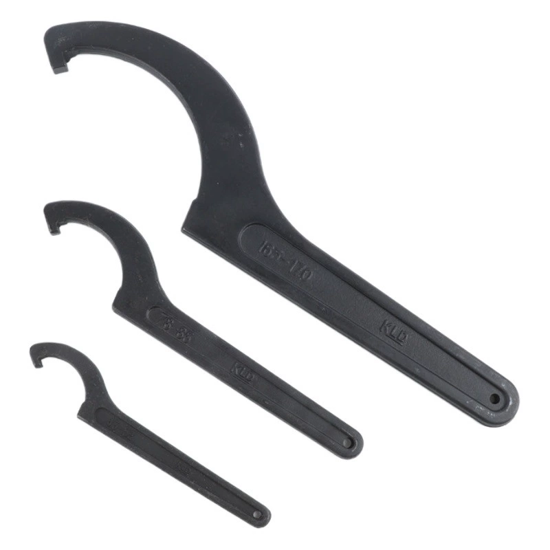 Заводской гаечный ключ полумесяц гаечный ключ с боковым отверстием стальной гаечный ключ крышка счетчика воды специальный гаечный ключ