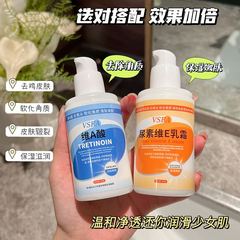 維a酸軟膏和尿素維生素e乳軟膏護膚霜去死皮角質膏臉部收縮毛孔
